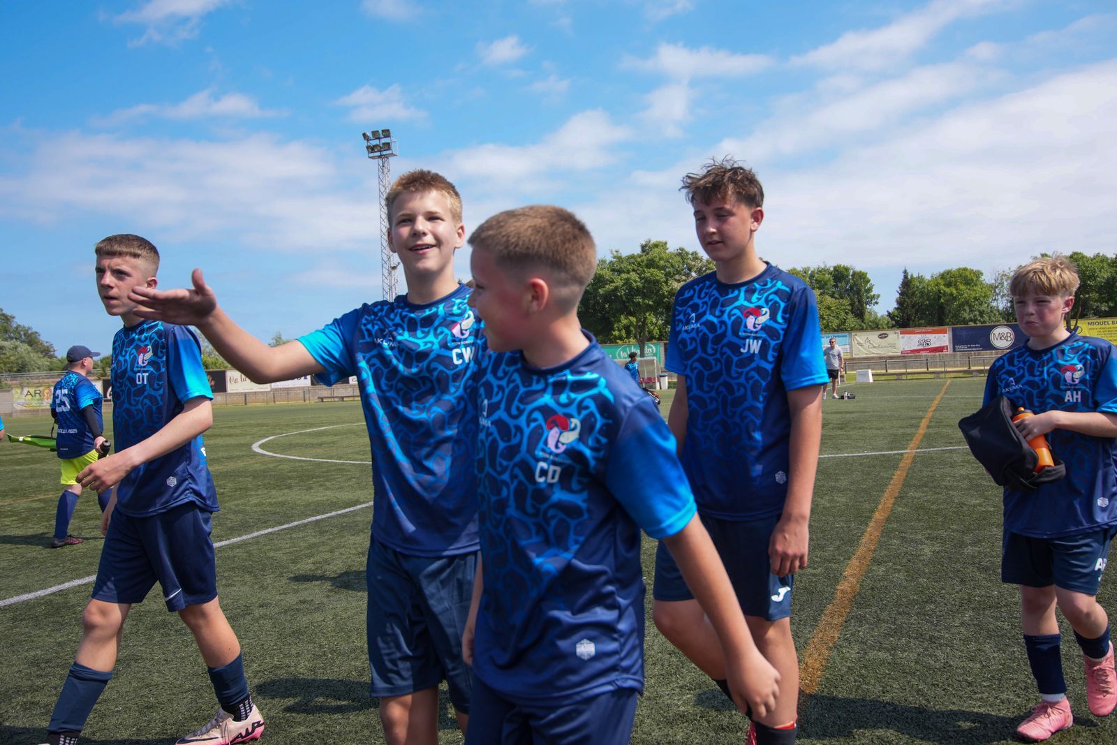 Boys on Sports tour in spain